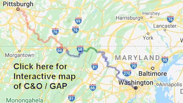 C&O/GAP Map